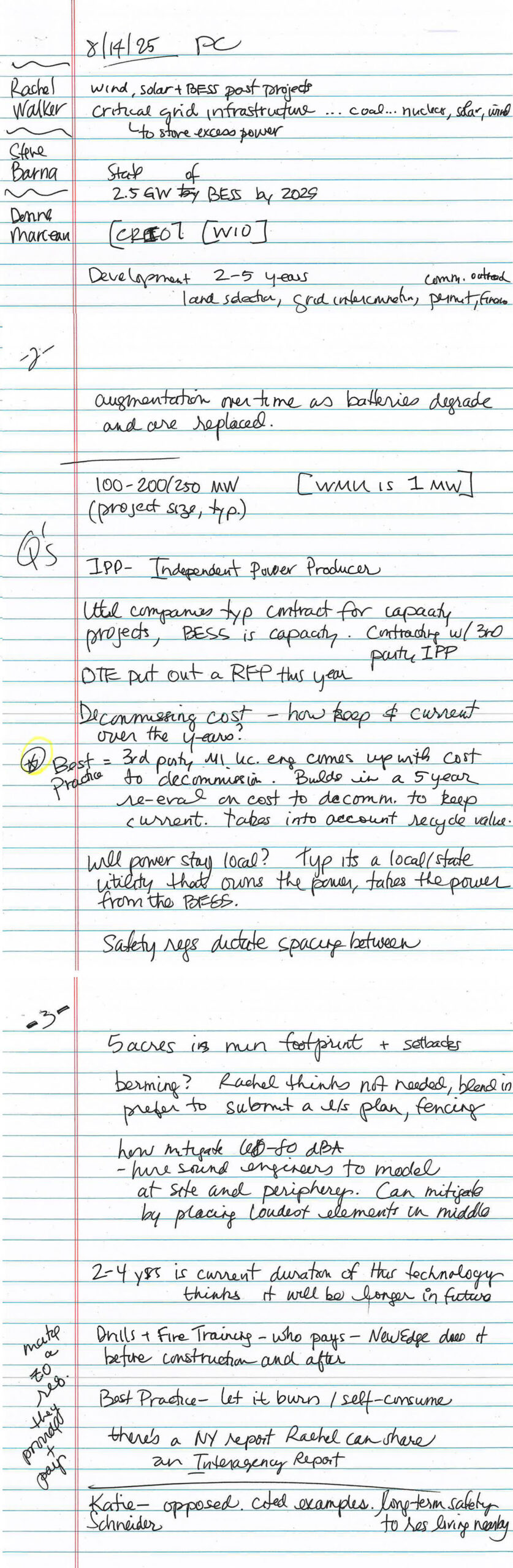 Jodi Stefforia's Notes from NewEdge Developer Meeting on 8/14/2025